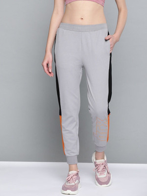 HRX by Hrithik Roshan Solid Women Grey Track Pants