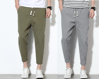 NT CLOTHING Solid Men Grey Track Pants