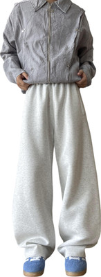Dockstreet Striped Men Grey Track Pants