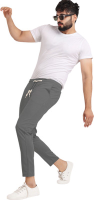 Covetvolo Solid Men Grey Track Pants