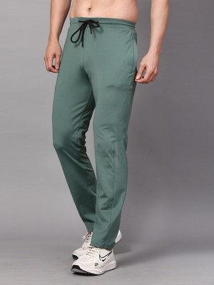 NEXGEN CLUB Solid Men Green Track Pants