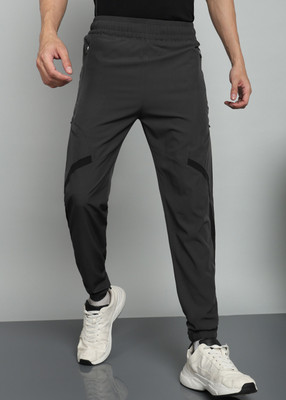 Moda Rapido Solid Men Black Track Pants