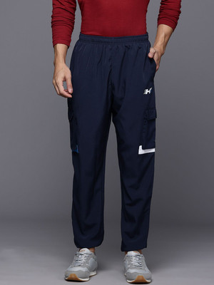 HRX by Hrithik Roshan Printed Men Blue Track Pants