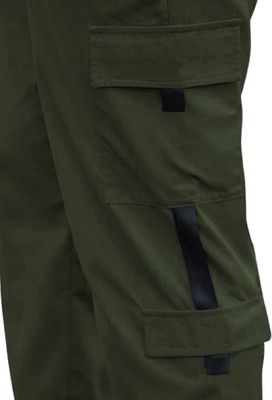 Kesaria Textile Company Self Design Men Dark Green Track Pants