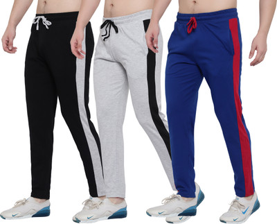 MYO Solid Men Multicolor Track Pants