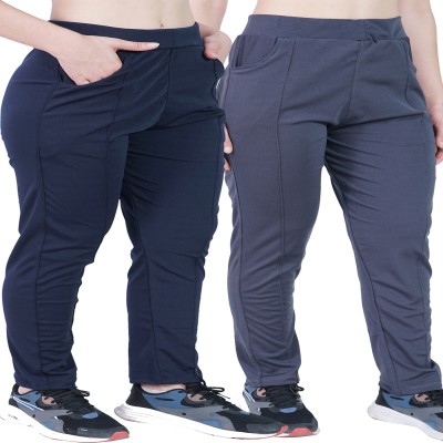 CREATARO YOUR LIFE Solid Women Blue Track Pants