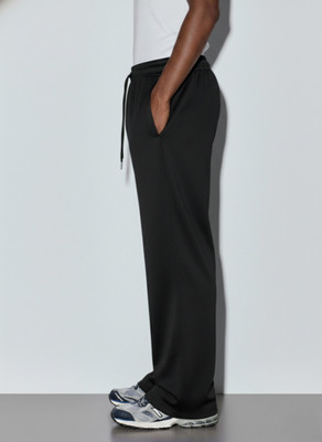 Dockstreet Striped Men Black Track Pants