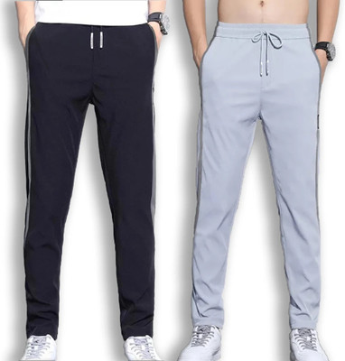 Joggers Park Colorblock Men Multicolor Track Pants
