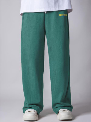 Leotude Solid Men Green Track Pants