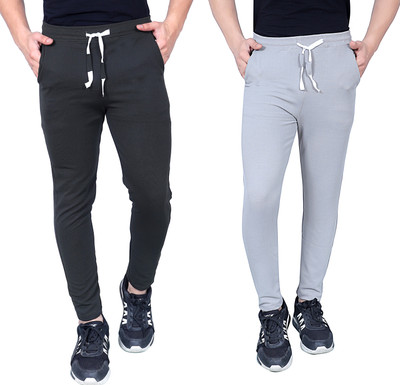 Krishna Enterprises Solid Men Black, Grey Track Pants