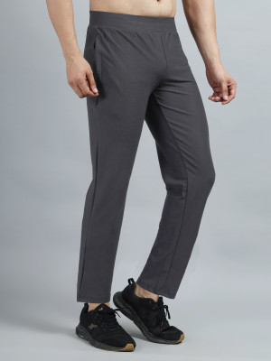 VDAS Solid Men Grey Track Pants