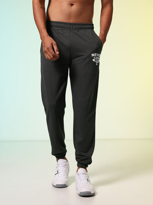 HRX by Hrithik Roshan Washed Men Grey Track Pants