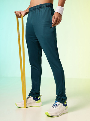 HRX by Hrithik Roshan Solid Men Green Track Pants
