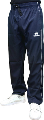 RIWEARA Solid Men Dark Blue Track Pants