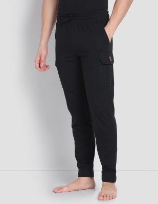 U.S. POLO ASSN. Solid Men Black Track Pants