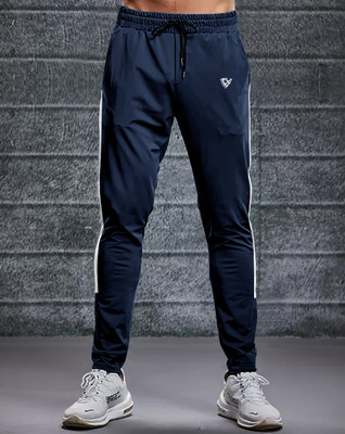 EyeBogler Graphic Print Men Blue Track Pants