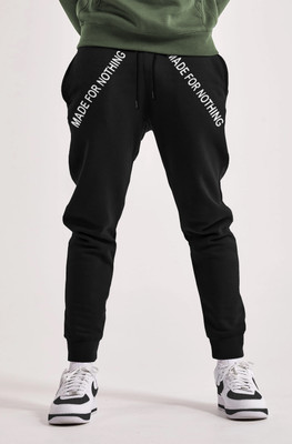 TRIPR Printed Men Black Track Pants