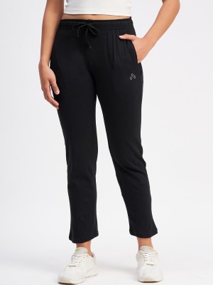 Ds Fashion Self Design Women Black Track Pants