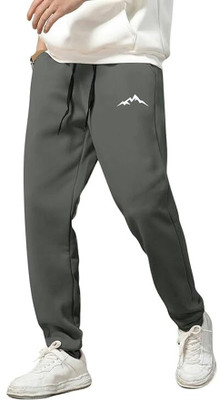 Trackpro Solid Men Maroon Track Pants