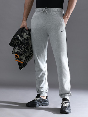 CROCODILE Solid Men Grey Track Pants