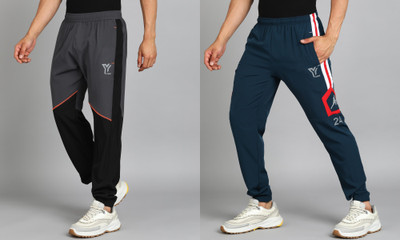 YUNEK Printed Men Multicolor Track Pants