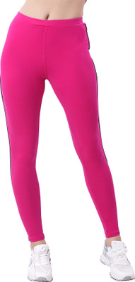 Lactra Solid Women Pink Track Pants