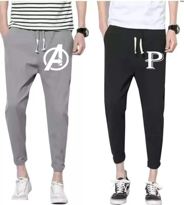 bfb Solid Men Multicolor Track Pants