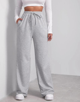 deslizar Solid Women Grey Track Pants
