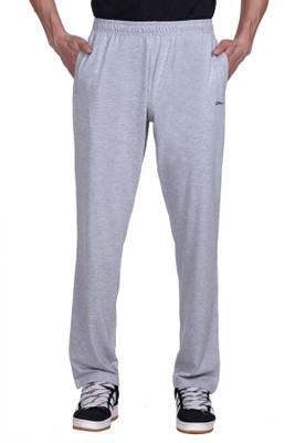 BILBURY Solid Men Grey Track Pants