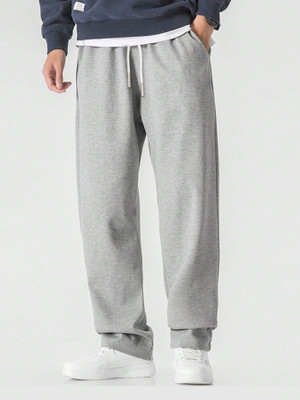 Dockstreet Striped Men Grey Track Pants