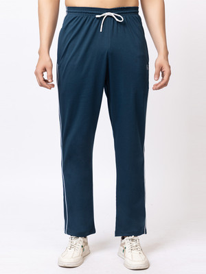 GEE 5 Solid Men Blue Track Pants