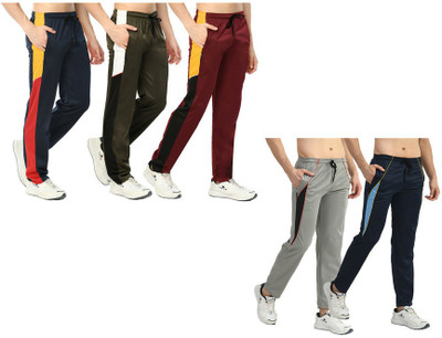 Indistar Colorblock Men Multicolor Track Pants