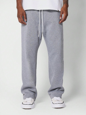Dockstreet Solid Men Grey Track Pants
