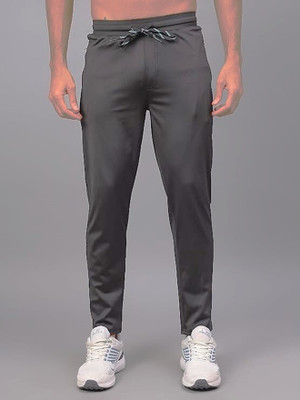 STYLUSIO REPEAT Solid Men Grey Track Pants