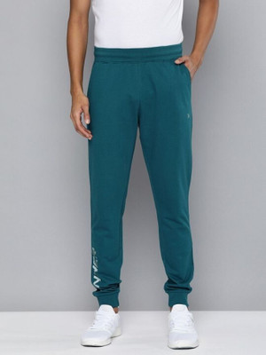 HRX by Hrithik Roshan Printed Men Green Track Pants