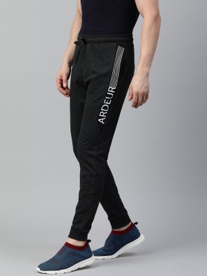 ARDEUR Printed Men Grey Track Pants