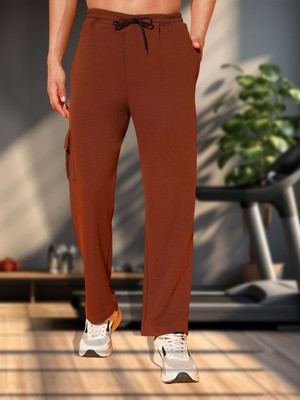 UNICUS APPAREL Solid Men Brown Track Pants
