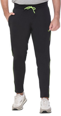 Leebonee Solid Men Black Track Pants