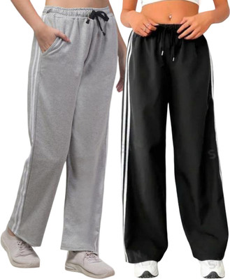 Fashionhouse Solid Women Multicolor Track Pants