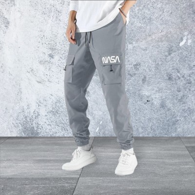 SUN BEAUTY FASHIONISTA HUB Solid Men Grey Track Pants