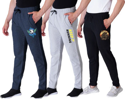 Kartblack Self Design Men Multicolor Track Pants