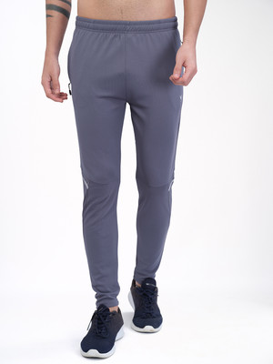 TECHNOSPORT Solid Men Grey Track Pants