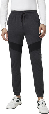 Ajile By Pantaloons Colorblock Men Grey Track Pants