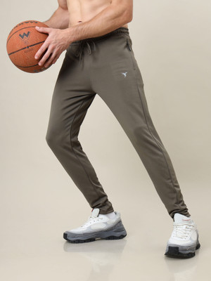 TECHNOSPORT Solid Men Brown Track Pants