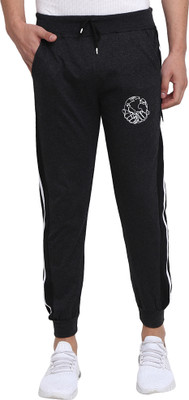 V-MART Solid Men Grey Track Pants