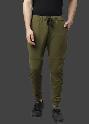 METRONAUT Solid Men Green Track Pants