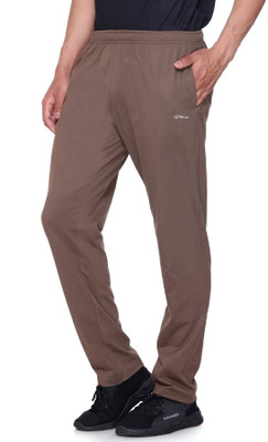 A&Y Solid, Printed Men Brown Track Pants