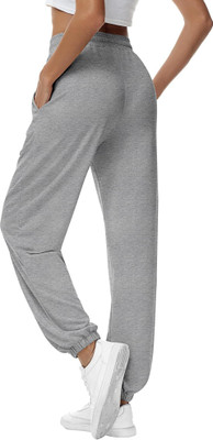 Daphne Maurier Solid Women Grey Track Pants