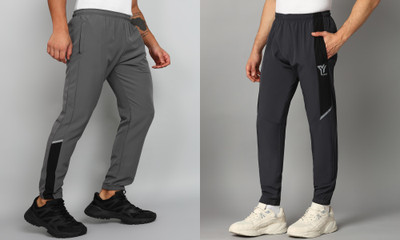 YUNEK Striped Men Multicolor Track Pants
