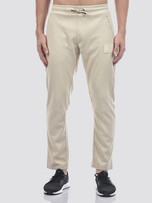U.S. POLO ASSN. Self Design Men Beige Track Pants
